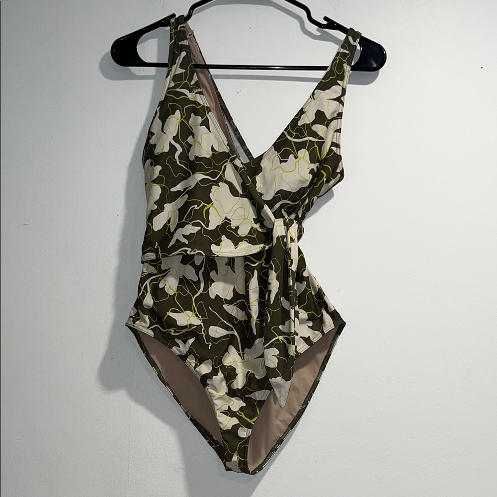 TANYA TAYLOR Kelly Wrap One Piece Swimsuit